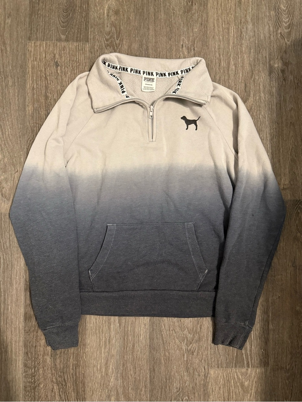 PINK by Victoria's Secret Ombré Quarter-Zip Sweatshirt
